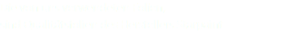 Die von uns verwendeten Folien, sind Qualitätsfolien des Herstellers Starpaint